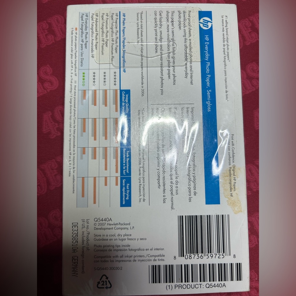 HP Photo Paper New - Picture 3 of 3